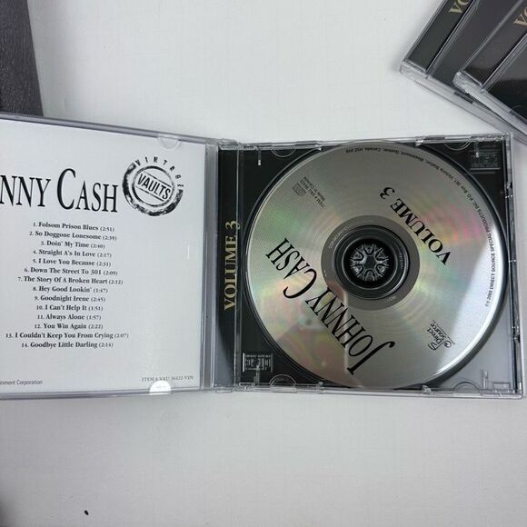 Johnny Cash Vintage Vaults 4 CD Box Set Collection Vol 1-4 - Picture 7 of 8